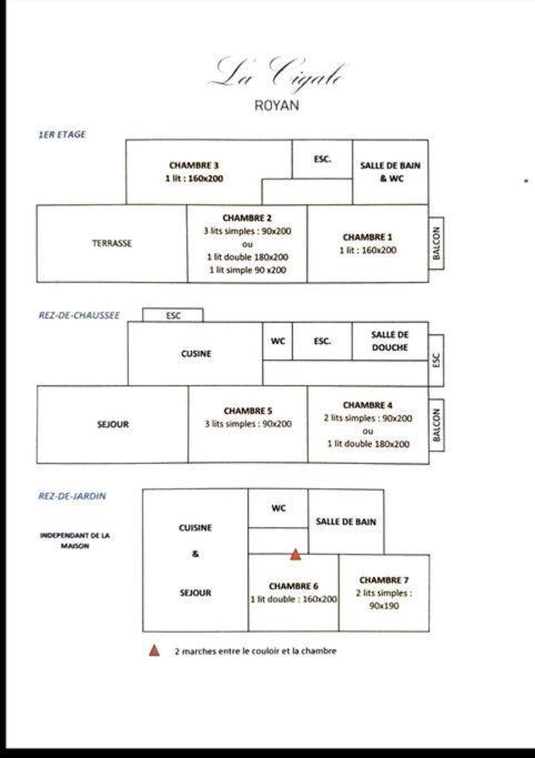 Royan - Villa La Cigale - 7 Chambres / 16 Couchages Ngoại thất bức ảnh